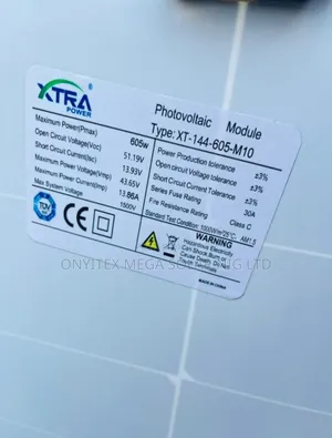 Xtra Power Solar Panel