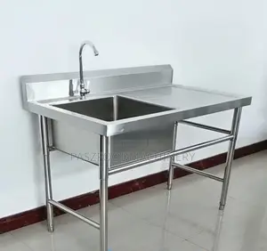 Washing Sink Single Bowl With Side