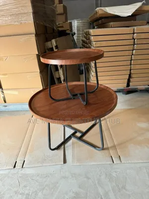 Wooden Center Table and Side Stool
