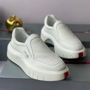 Quality White Prada Sneakers