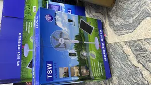 Solar 16 Inches Standing 3 Speed Solars Electric Powered Fan