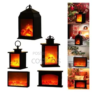 Led Fireplace Lantern for Decoration