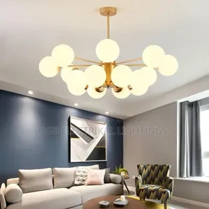 Room Glass Led Chandelier