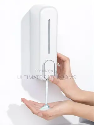 500ml White Colour Plastic Soap Dispenser