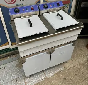 Commercial Standing Gas Deep Fryer Double Tank