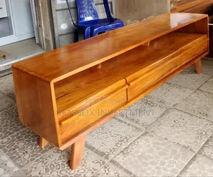 5ft Built Tv Stand Comes With Drawers and Open Space