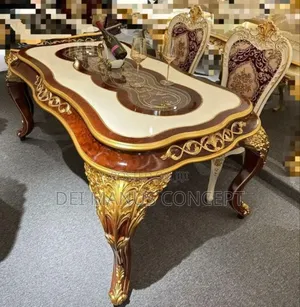 Royal Dining Table Set of 6 Chairs