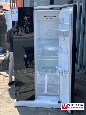 Brand New Hisense Side-by-Side 514l Fridge✓Dispenser✓Black✓