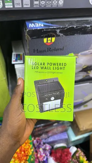 Solar Powered Led Wall Light- Motion Sensor