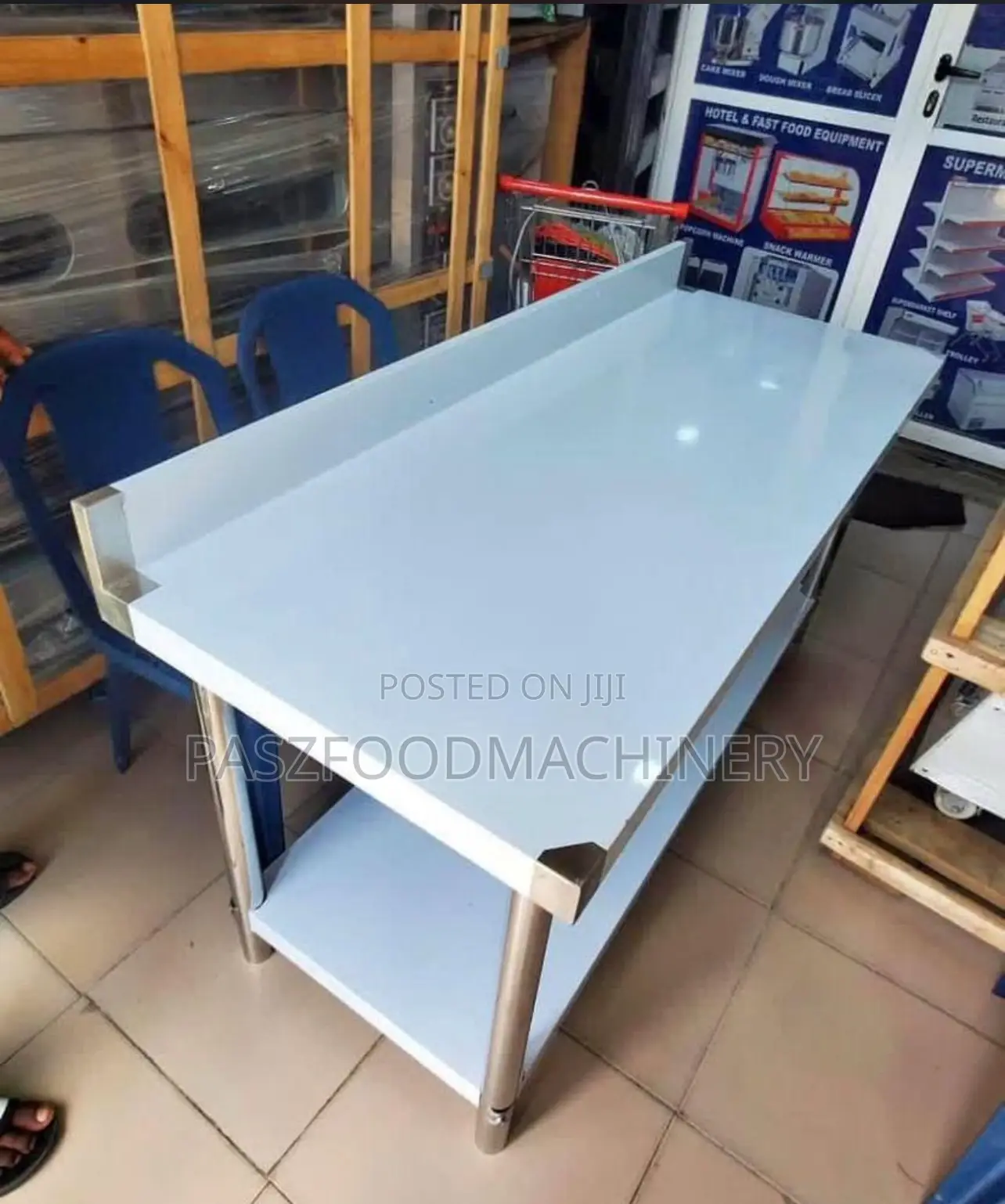 Working Table With Adjustable Backsplash