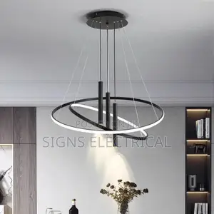 Modern Minimalist Pendant Light With Circular Spotlight