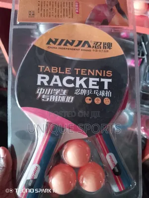 Brand New Ninja Table Tennis Racket Set