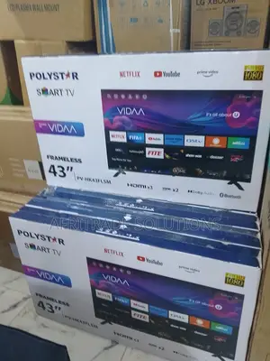 Polystar 43′′ Smart Tv – Smart Hub Smartphone Mirroring