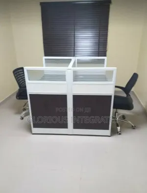 White and Black Work Stations