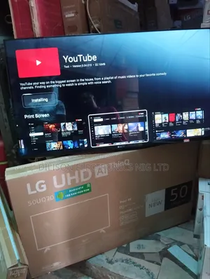 Lg 50inches Law Voltage Uhd Frameless Smart Watch Tv