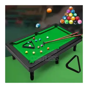 Mini Tabletop Pool Set Snooker Toy Billiard Tables Game