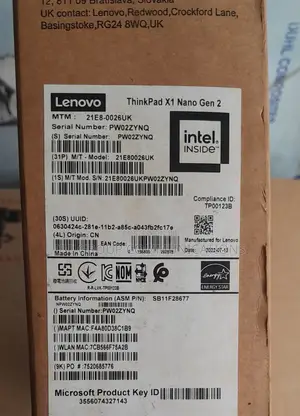 New Laptop Lenovo ThinkPad X1 16GB Intel Core I5 SSD 256GB