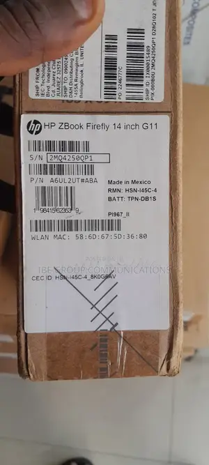 New Laptop HP ZBook Firefly G8 32GB Intel Core Ultra 7 SSD 1T