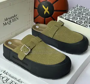 Alexander McQueen Quality Luxury Men Half Shoe