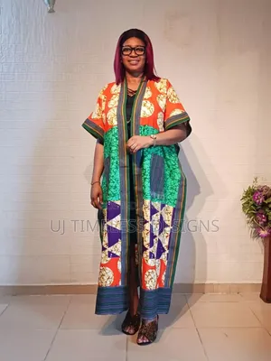Beautiful Patterned Ankara Jacket With Asoke