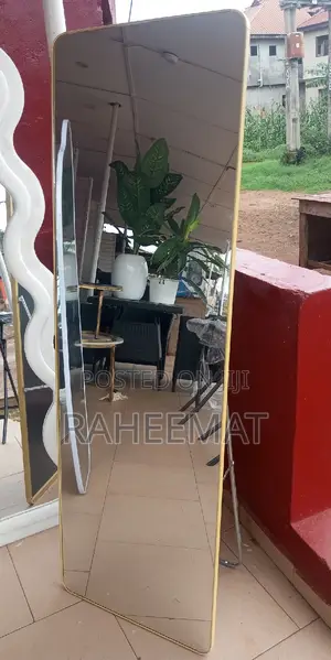Golden Standing Mirror