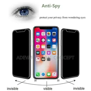 2pcs Anti-Spy Screen Protector for Huawei Y6p Tempered Glass