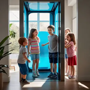 2 Floors Round Home Elevator