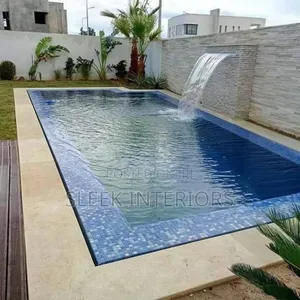 Swimming Pool With Fountain