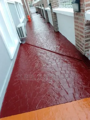 Fresh Stamped Concrete