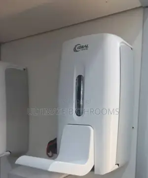 Ideal Manual White Plastic Soap Dispenser