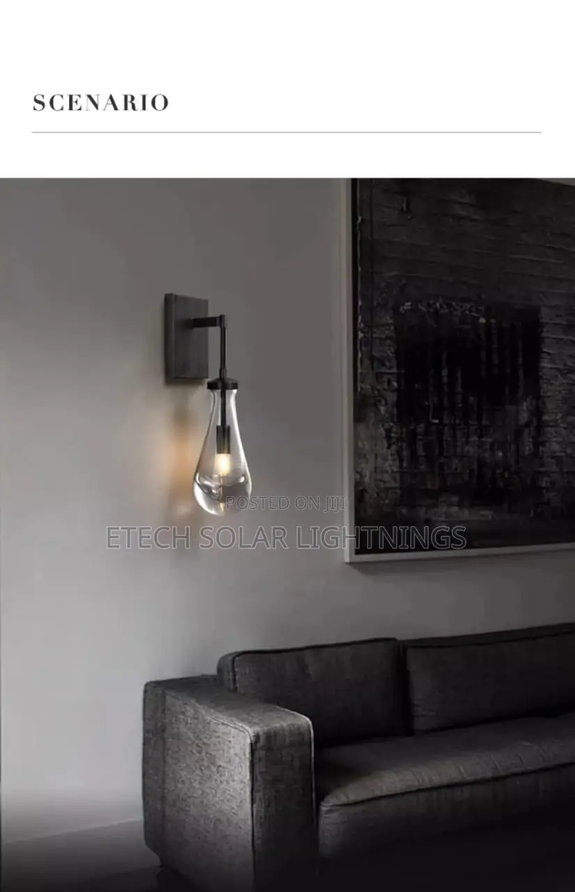 American Design Modern Glass Wall Light