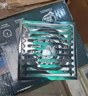 10x10cm Chrome Bathroom Floor Drain