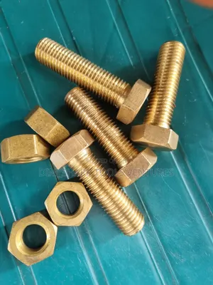 M24 X 100mm Brass Bolt Nut(4"Inch)