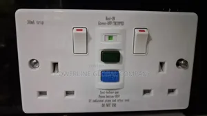 13amps Double Socket With Surge for Homes/ Offices/ Hotels