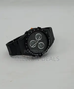 Sport Watch Luminous Wrist Bracelet Tpu Strap - Black