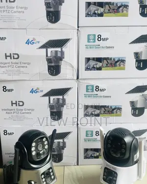 Solar Surveillance Camera Dual Lens 8mp 4g Waterproof