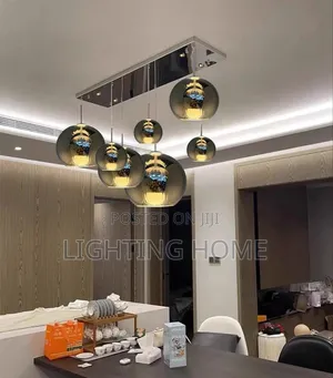 Glass Nodic Chandelier Light By 1200mm