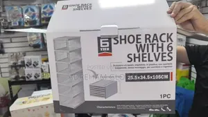 Shoe Rack With 6 Shelves