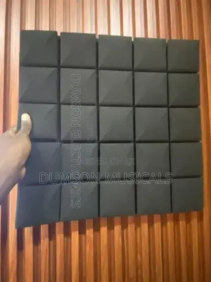 Mushroom Head Design,50x50x5cm, Black Color Acoustic Foam