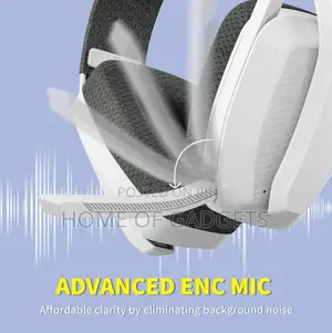 Noise Cancellation Headset With Retractable Mic