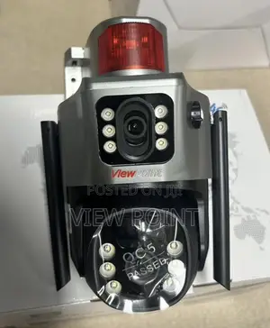 Solar Cctv Camera Double Lens With Hd
