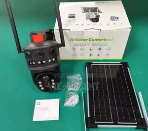 10mp Triple Lens Ptz 4g Sim Card Auto Tracking Solar Camera