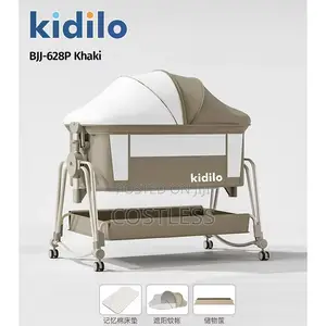Luxury Foldable Modern Bedside Crib Bed With Mosquito Net