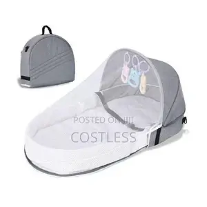Multi-Function Foldable Baby Crib With Bag.