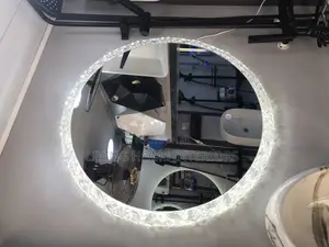 Luxury Round Shape Mirror With Light