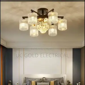 European Glass Crystal Chandelier Lighting for Living Room