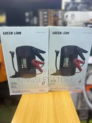 Green Lion 12v Jump Starter 12000 Mah Black Gn12vjustbk