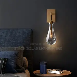 Post Modern Luxury Glass Living Room Bedroom Bedside Light