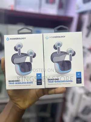 Powerology Quad Enc True- Wireless Buds