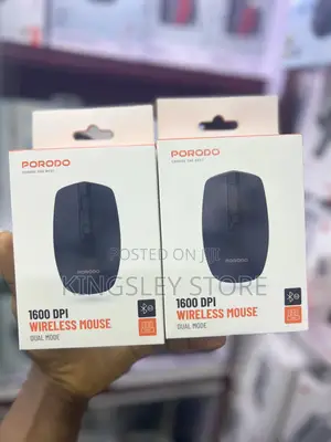 Porodo 2.4g Wireless / Bluetooth Rechargeable Mouse Dpi 1600